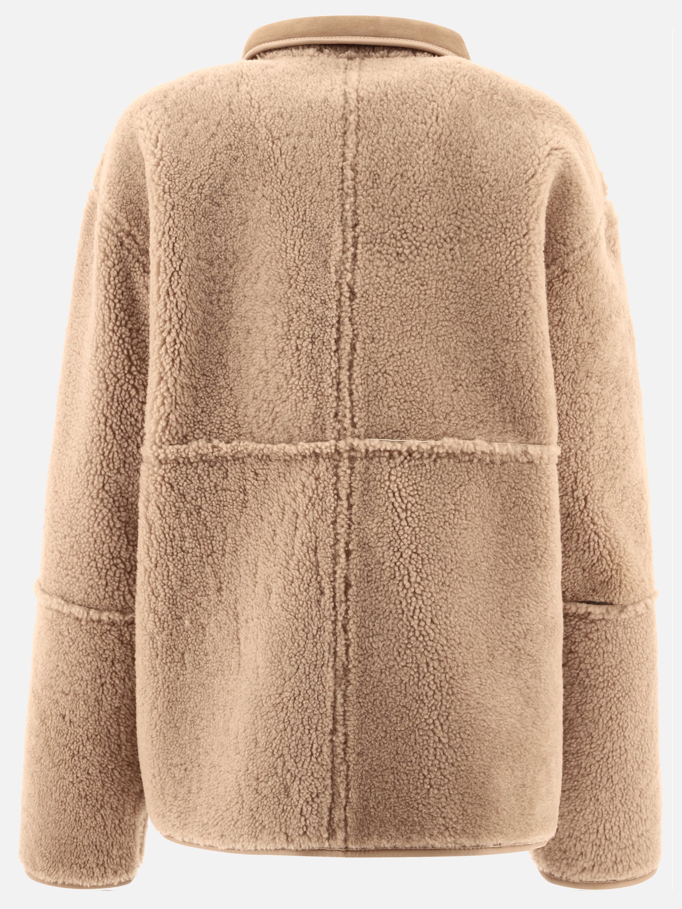Giacche shearling Solid colour  Beige - Saks Potts Donna | PDP | VIETTI Online Store | thumbnail_6