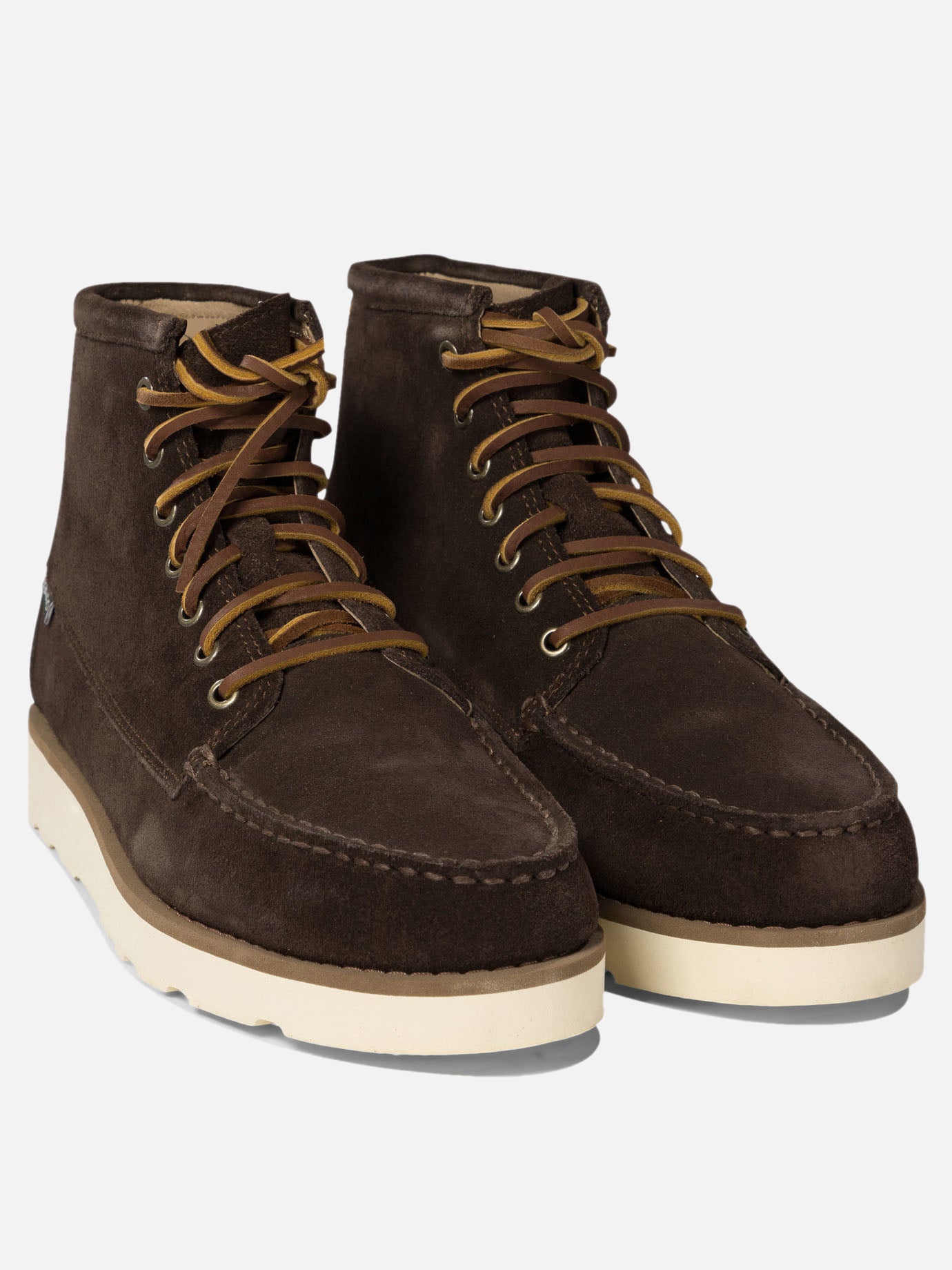 Lace-up boots 100% leather - 100% polyurethane  Brown - Sebago Men | PDP | VIETTI Online Store | thumbnail_2