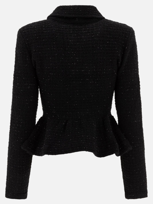 Blazers Solid colour  Black - Self-portrait Women | PLP | VIETTI Online Store | 2
