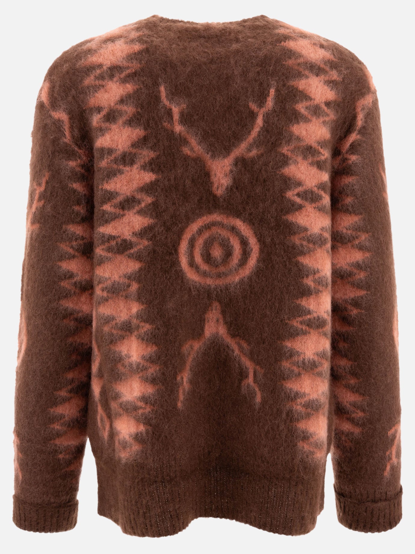 South2 West8 "Native" sweater Brown