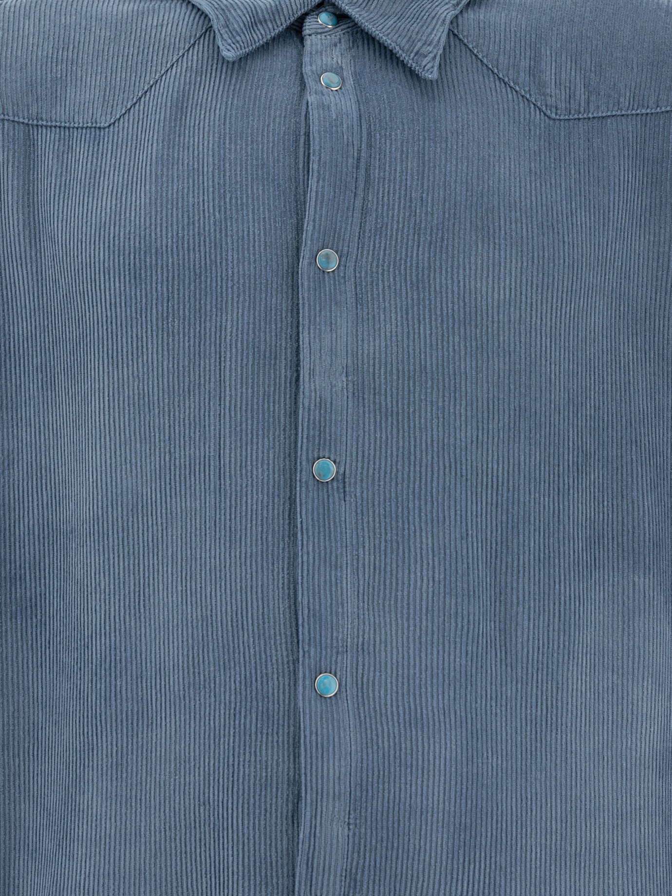 Stockholm Surfboard Club Corduroy shirt Blue