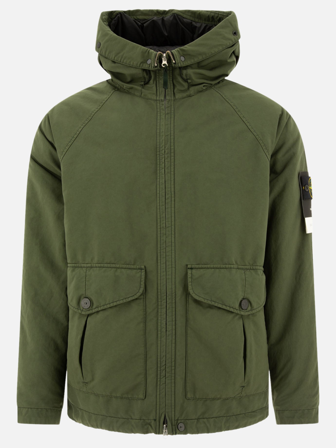Parkas Solid colour  Green - Stone Island Men | PDP | VIETTI Online Store | thumbnail