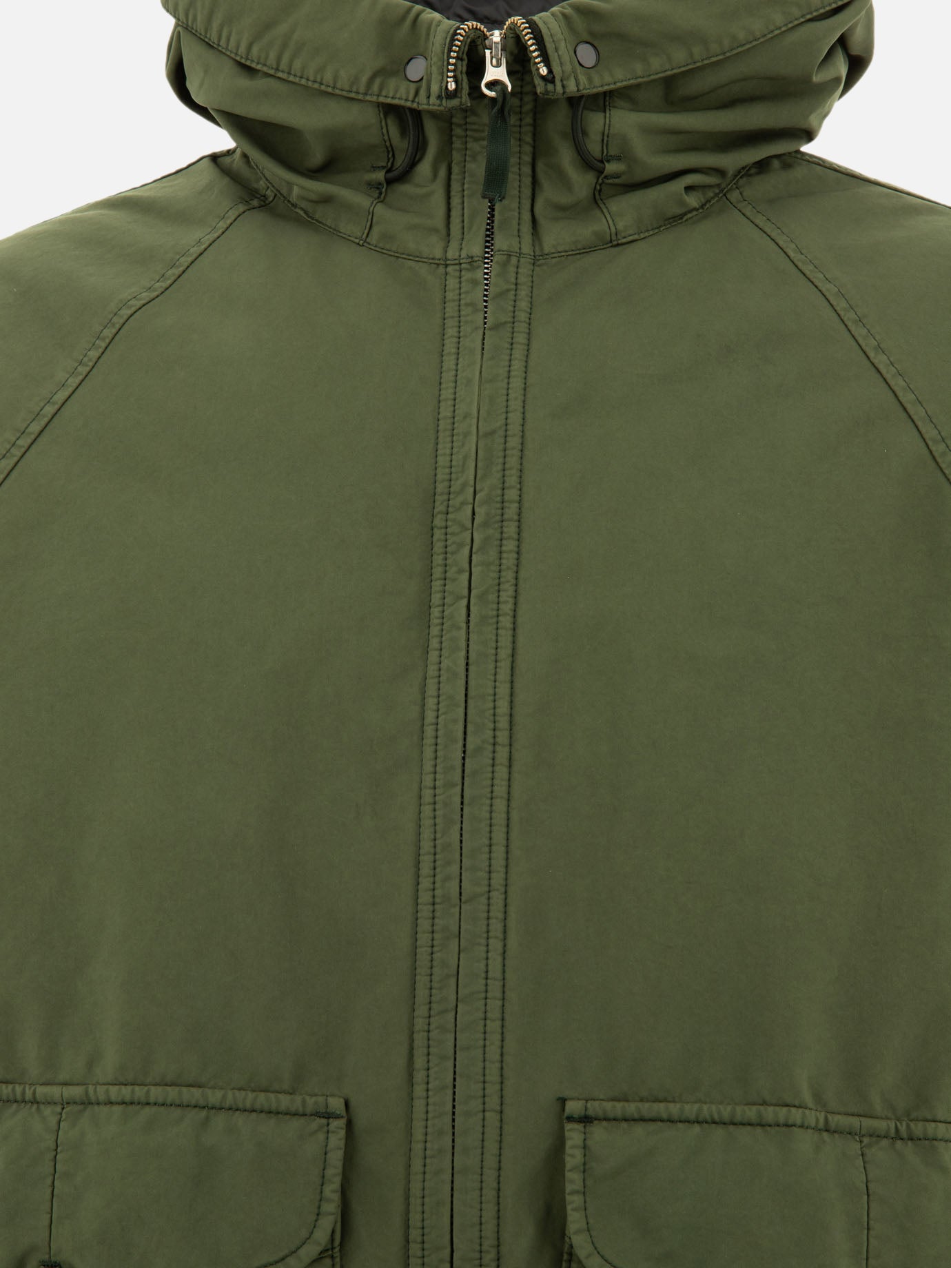Parkas Solid colour  Green - Stone Island Men | PDP | VIETTI Online Store | thumbnail_3