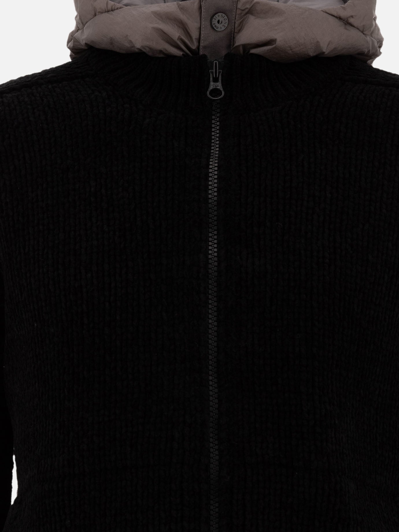 Down jackets Solid colour  Black - Stone Island Men | PDP | VIETTI Online Store | thumbnail_3
