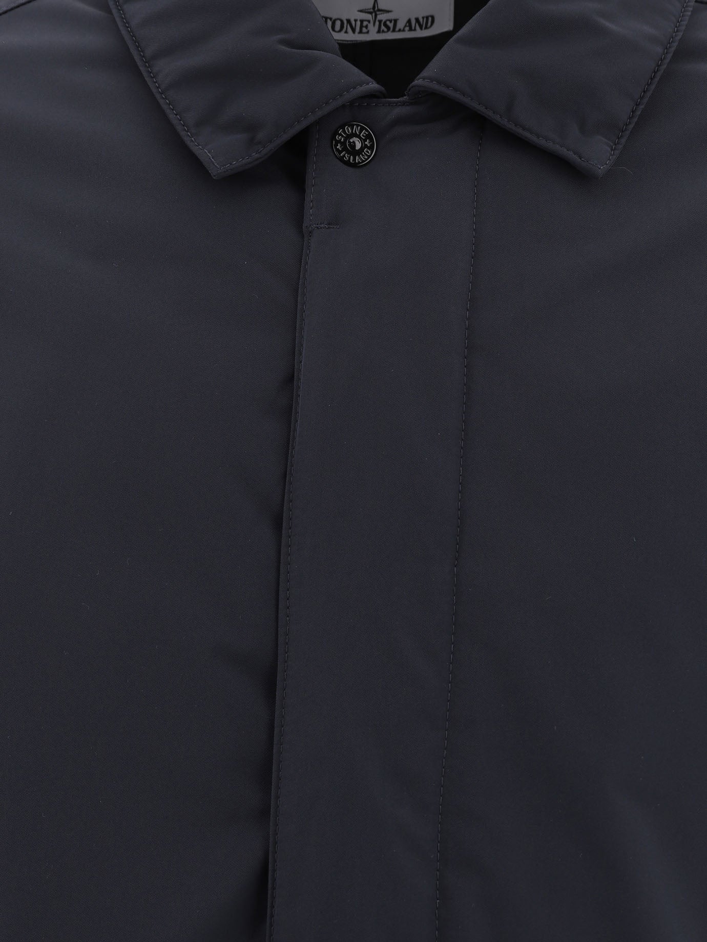 Parkas Solid colour  Blue - Stone Island Men | PDP | VIETTI Online Store | thumbnail_3