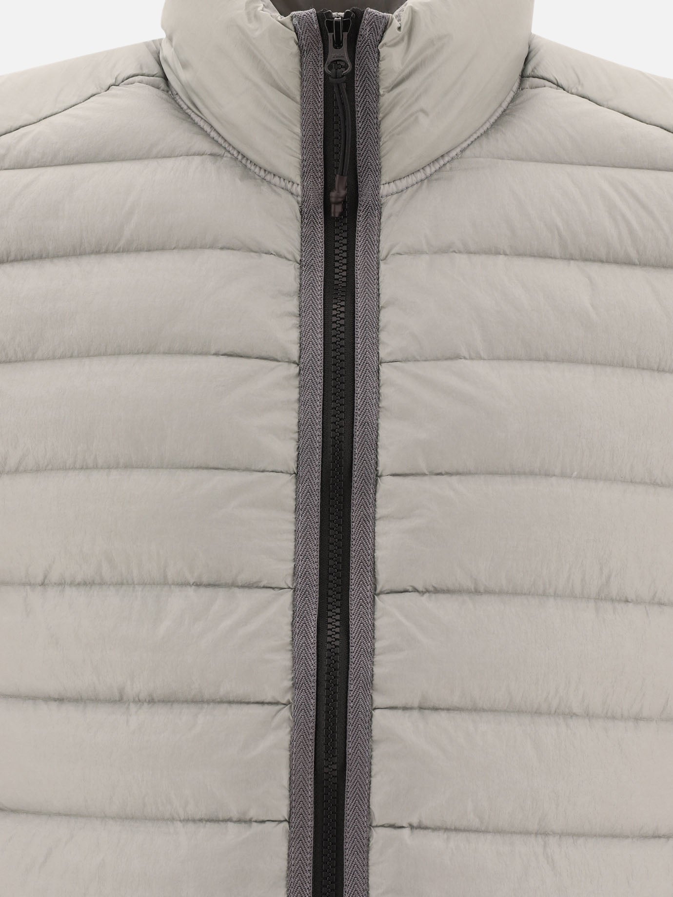Giacche smanicate Solid colour  Grigio - Stone Island Uomo | PDP | VIETTI Online Store | thumbnail_3