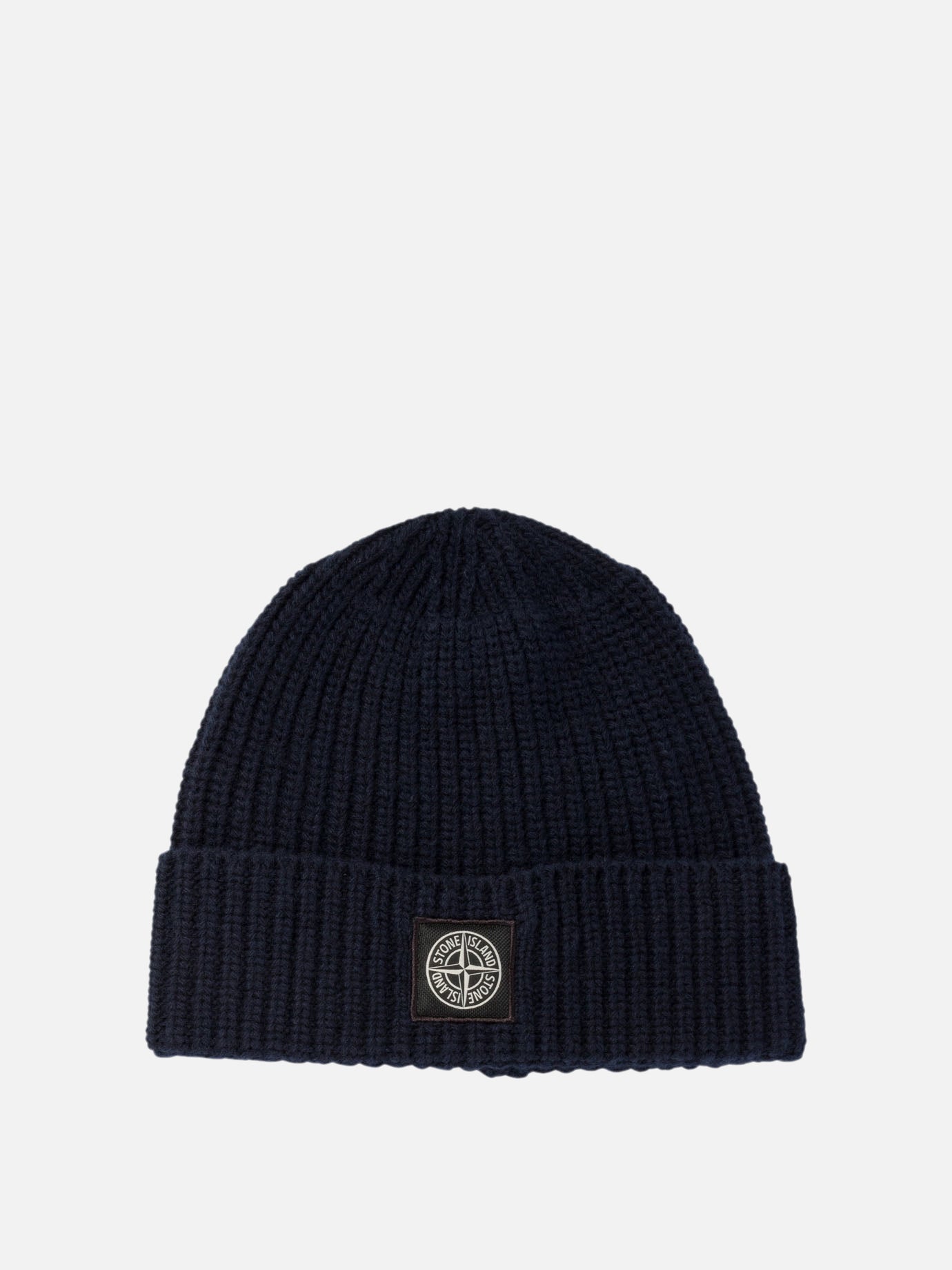 Beanies 100% virgin wool  Blue - Stone Island Men | PDP | VIETTI Online Store | thumbnail