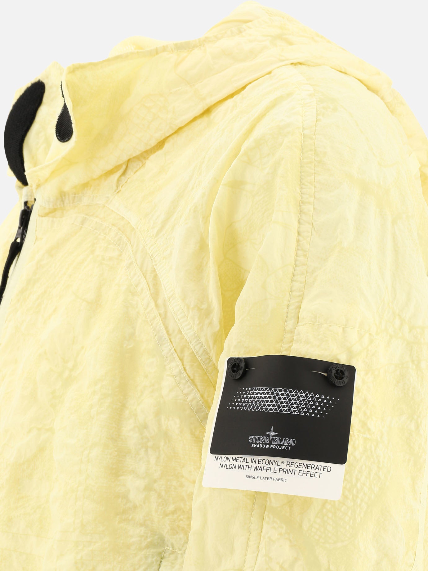 Giacche a vento Solid colour  Giallo - Stone Island Shadow Project Uomo | PDP | VIETTI Online Store | thumbnail_4