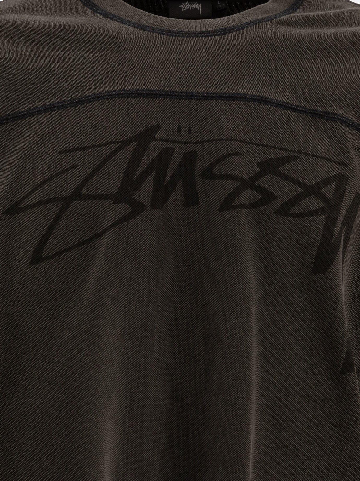 Stüssy "Football Crew" t-shirt Grey