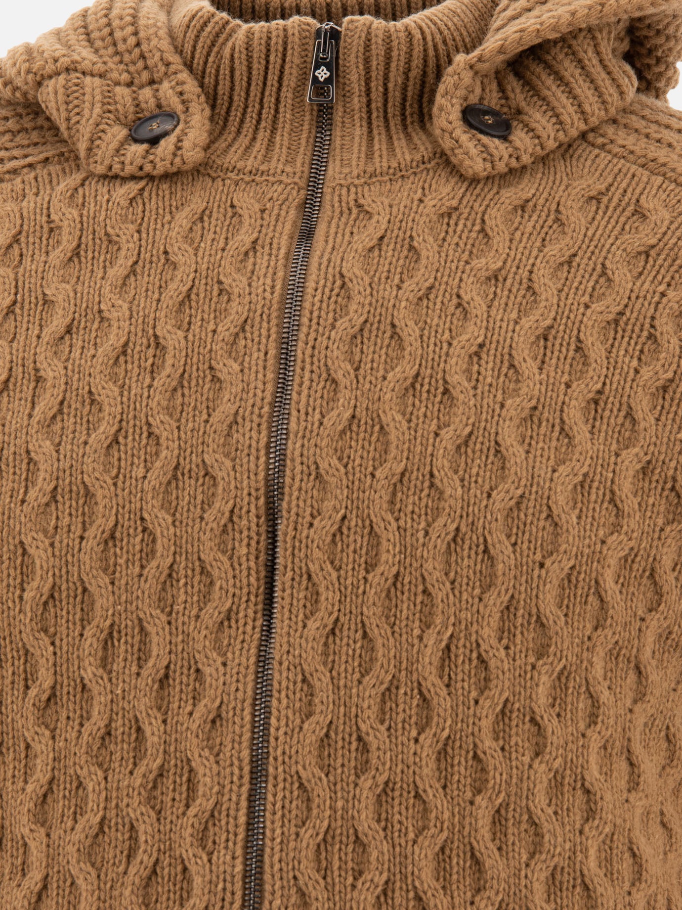 Maglione con cappuccio e zip "Aspen"