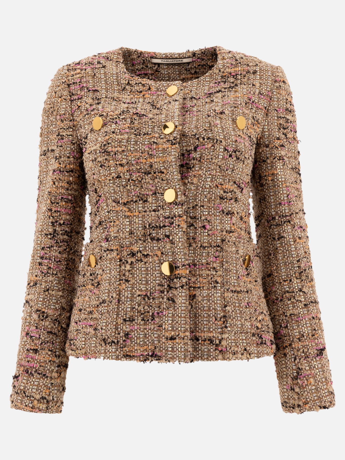 Blazers Solid colour  Beige - Tagliatore Women | PDP | VIETTI Online Store | Zoom-Modal
