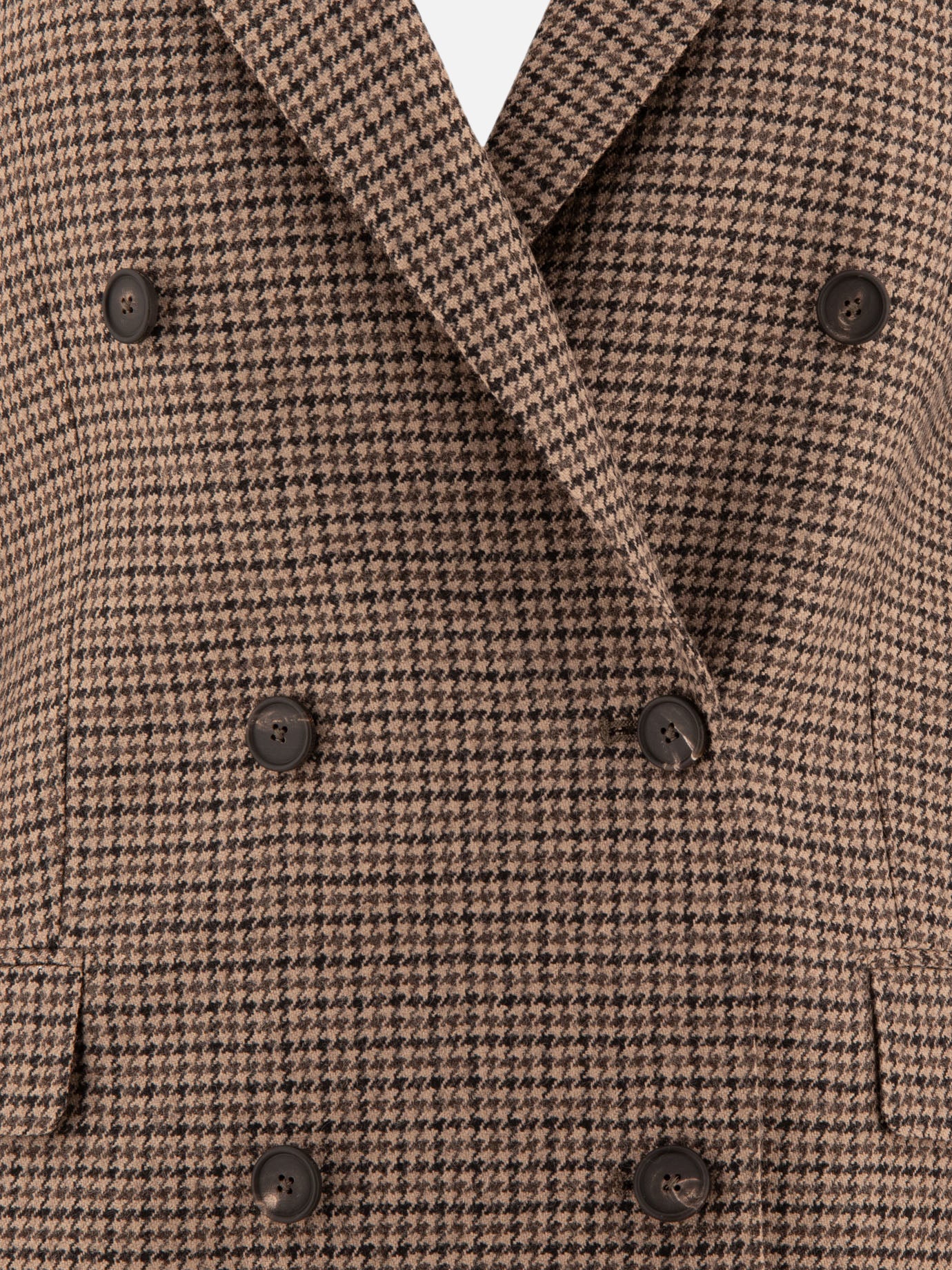 Blazers Houndstooth  Brown - Tagliatore Women | PDP | VIETTI Online Store | Zoom-Modal_3
