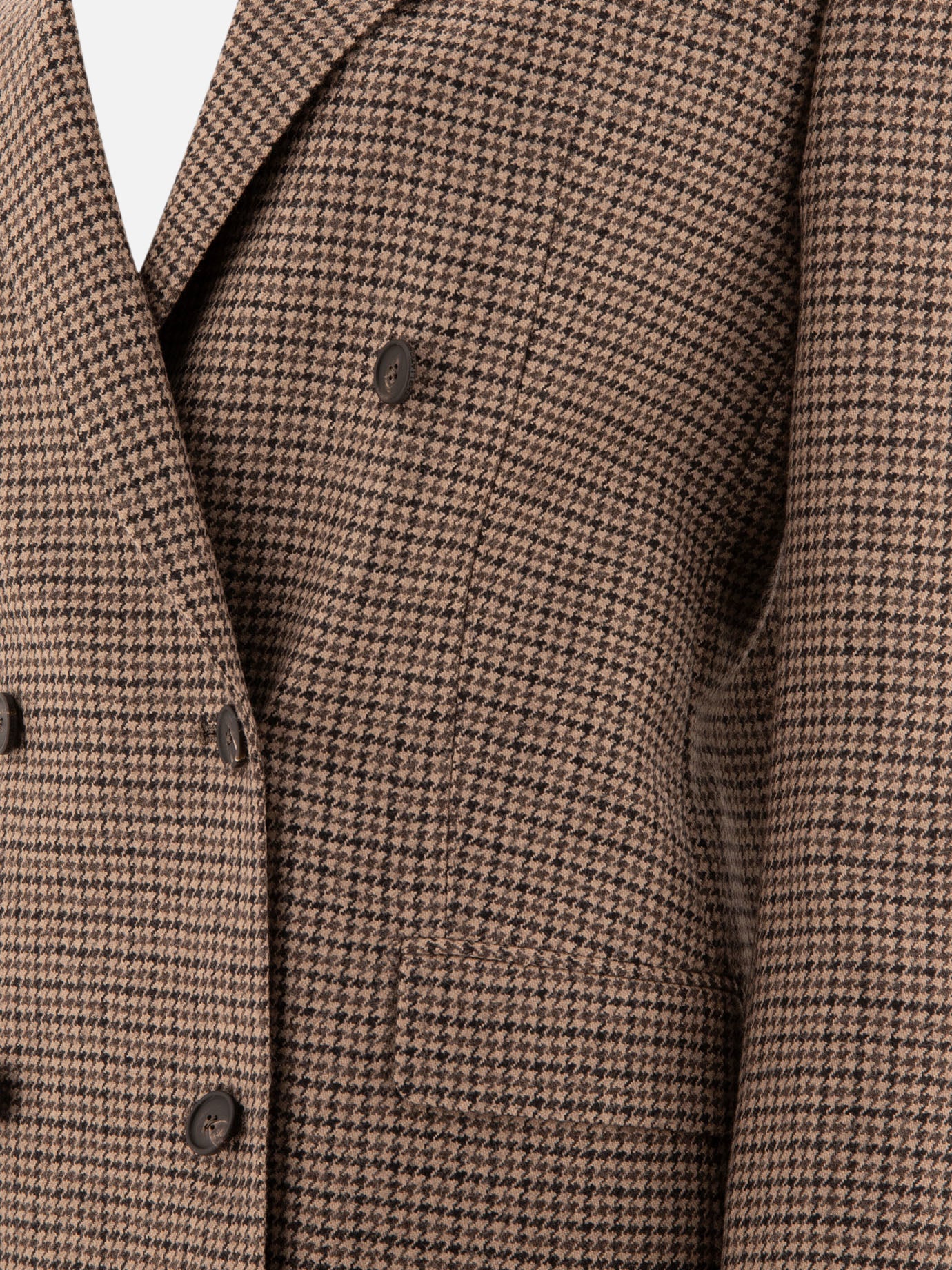 Blazers Houndstooth  Brown - Tagliatore Women | PDP | VIETTI Online Store | thumbnail_4