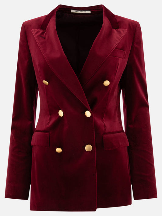 Blazers Solid colour  Bordeaux - Tagliatore Women | PLP | VIETTI Online Store 
