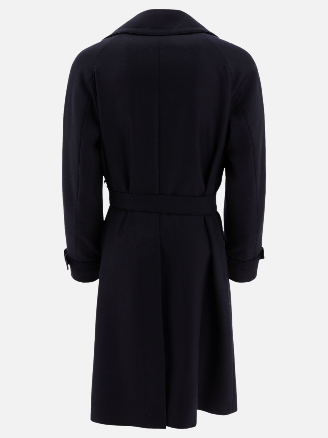 Long coats Solid colour  Blue - Tagliatore Men | PDP | VIETTI Online Store | Zoom-Modal_2
