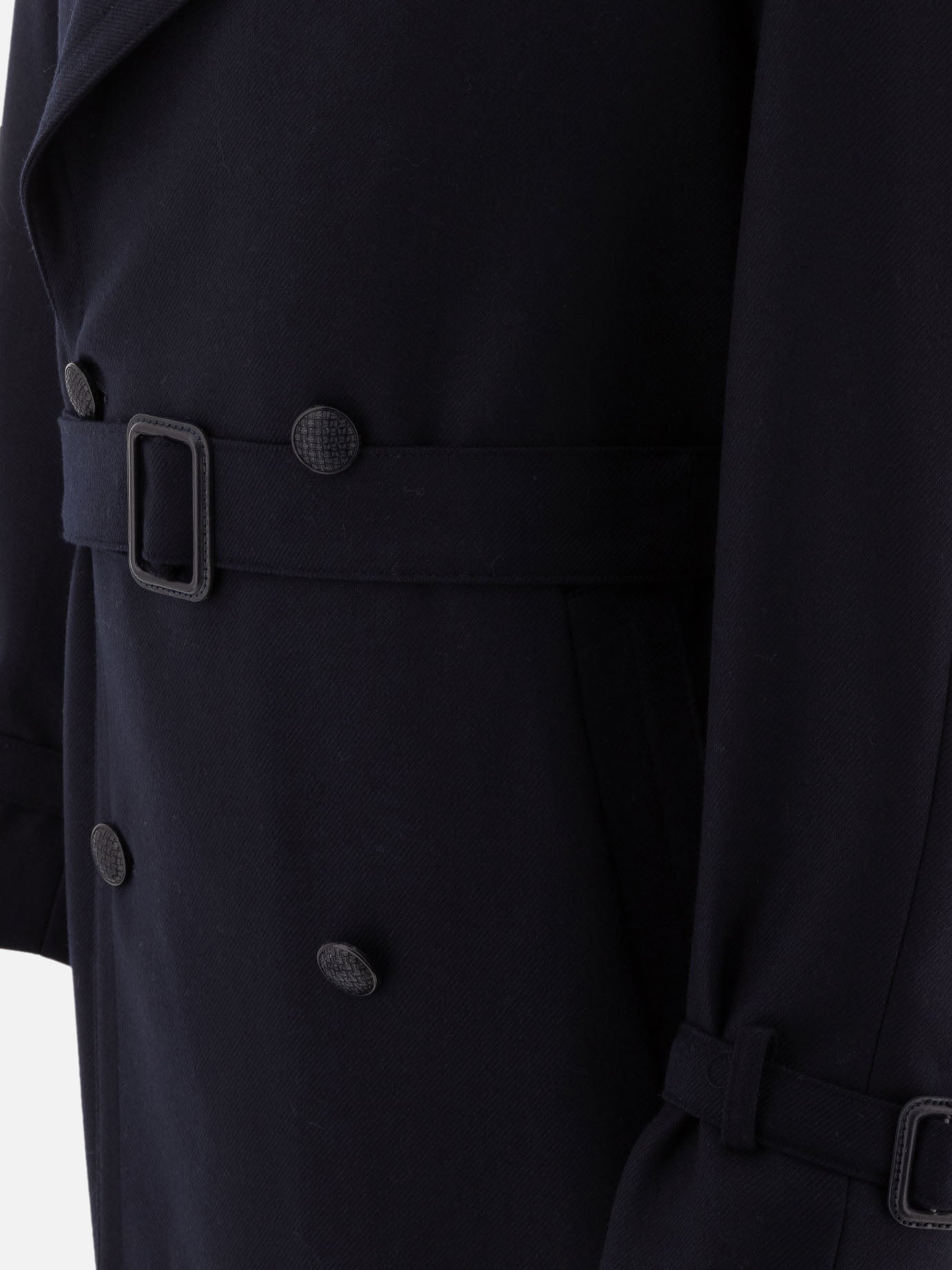 Long coats Solid colour  Blue - Tagliatore Men | PDP | VIETTI Online Store | thumbnail_4