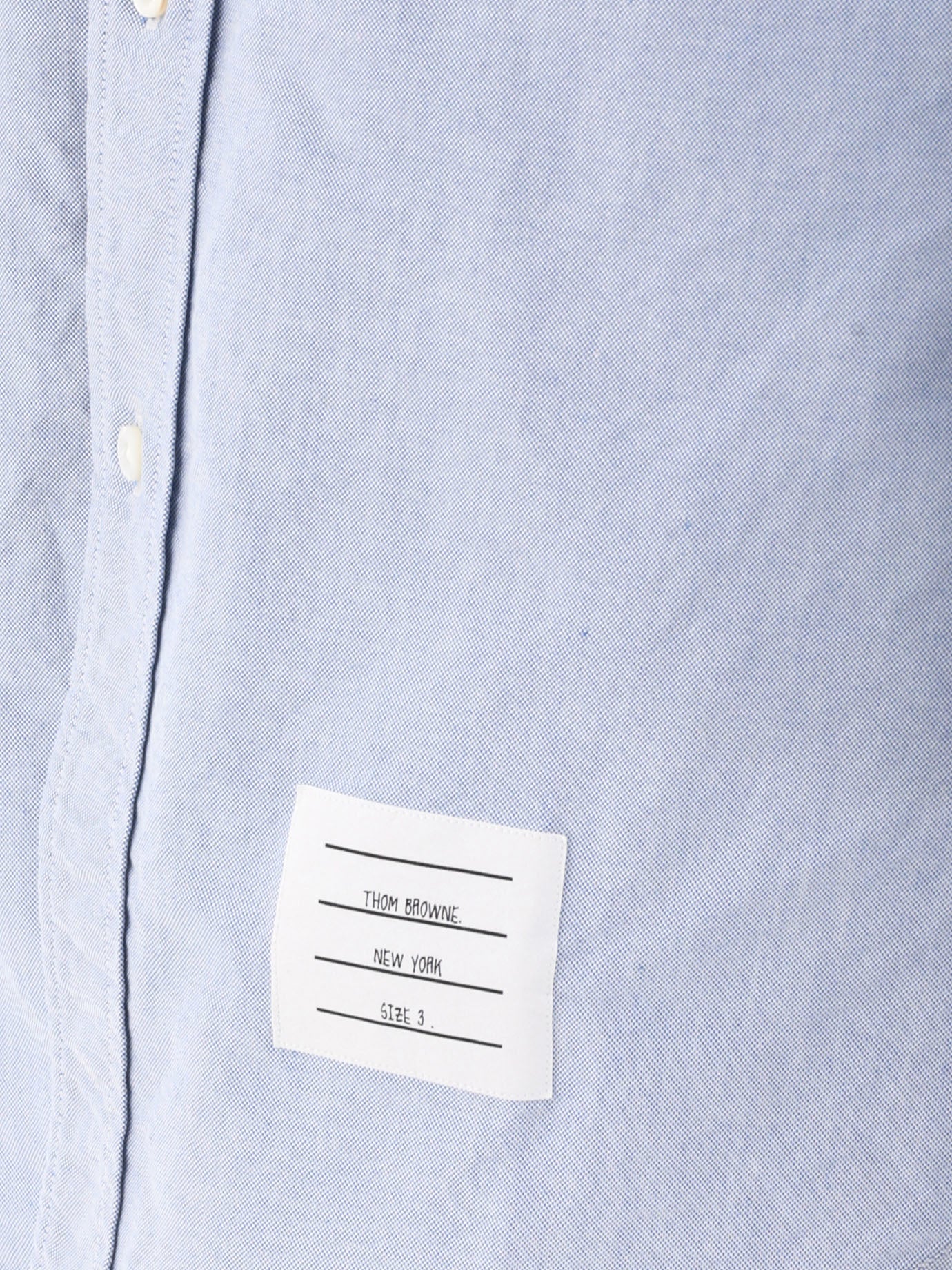 Thom Browne Shirt with chest pocket Light blue