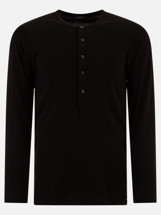 Tom Ford Henley t-shirt Black