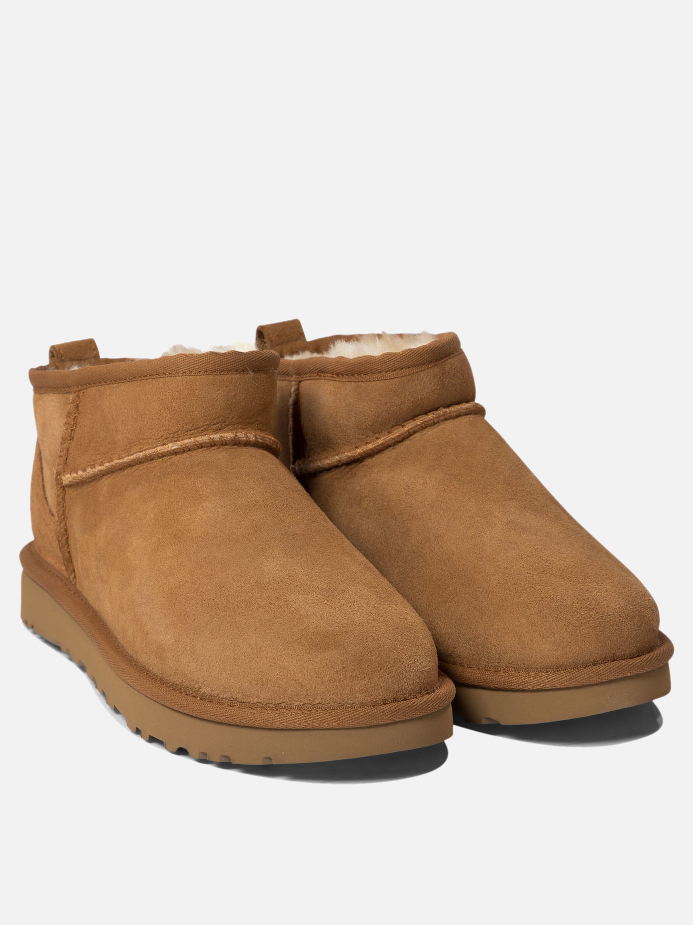 Ugg "Classic Ultra Mini" ankle boots Beige