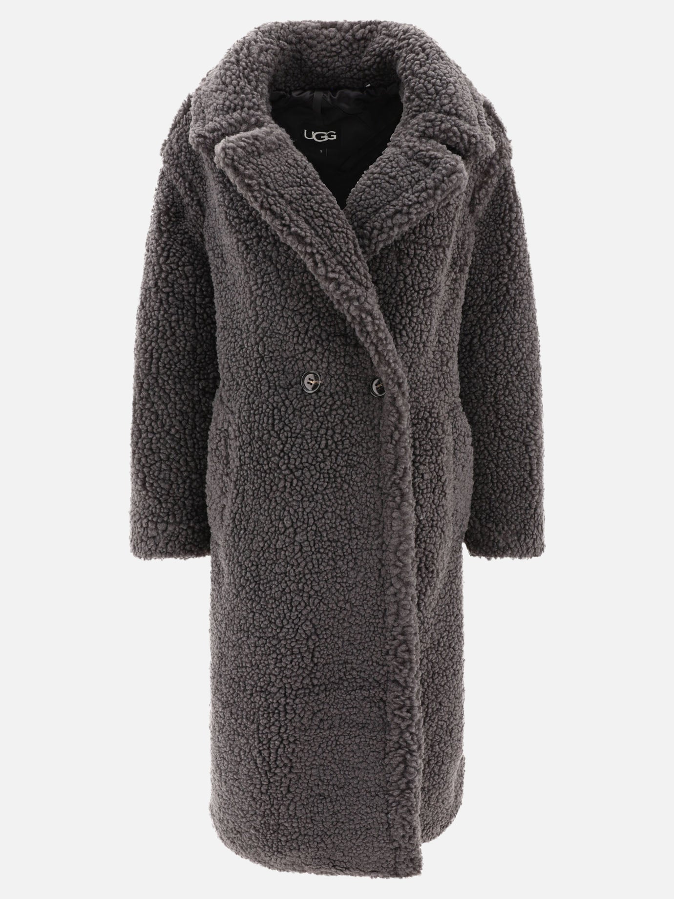 Long coats Solid colour  Black - Ugg Women | PDP | VIETTI Online Store | thumbnail