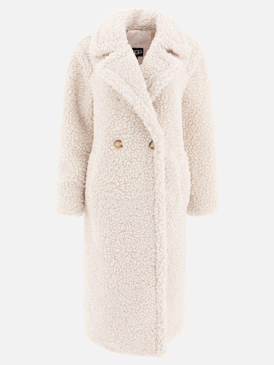 Long coats Solid colour  White - Ugg Women | PLP | VIETTI Online Store 
