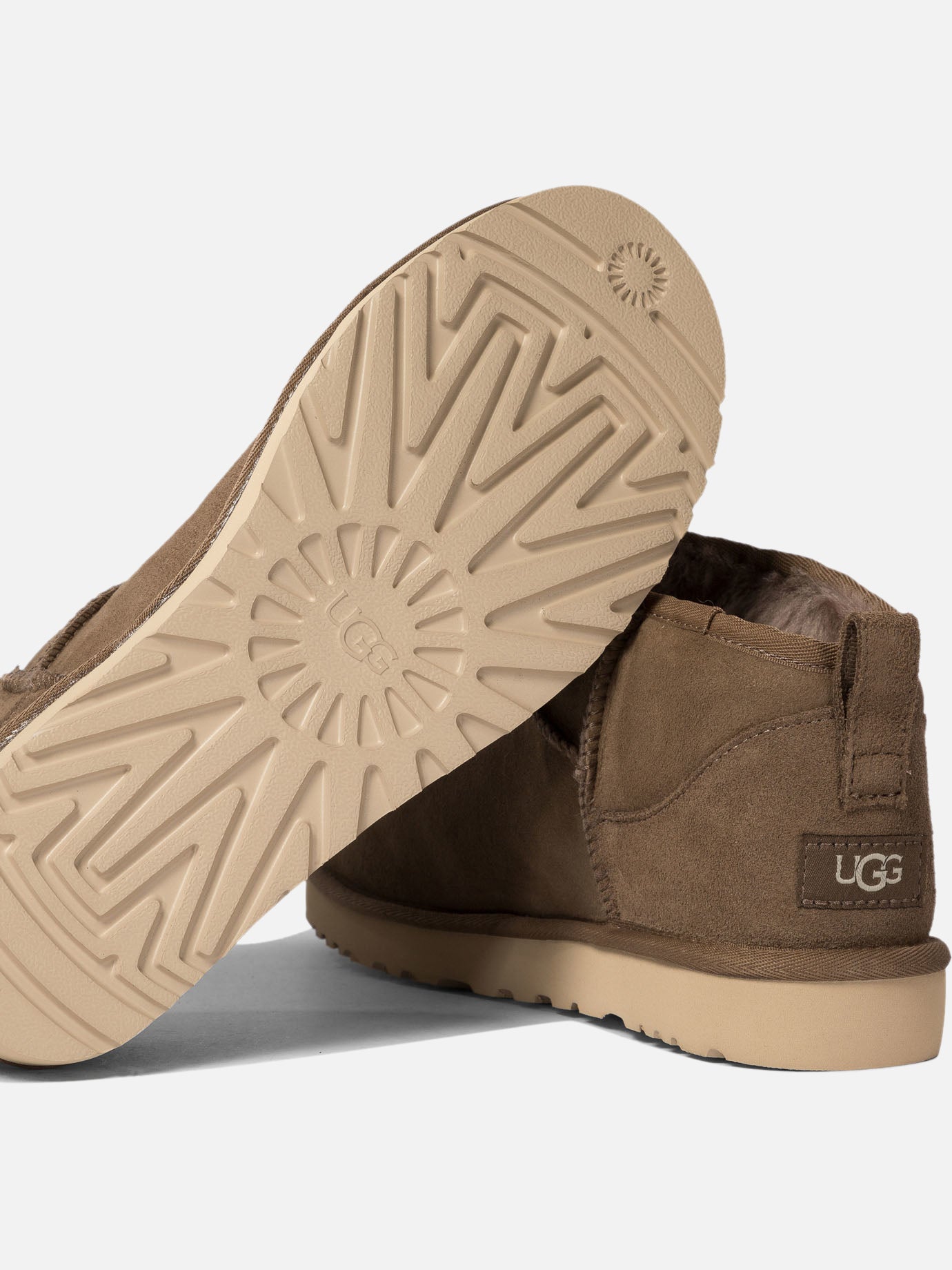 Ugg "Classic Ultra Mini" ankle boots Brown