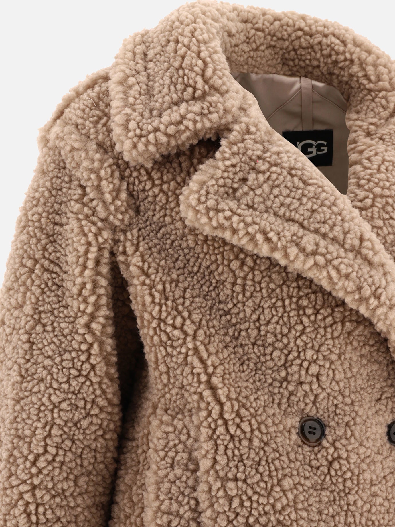 Ugg "Teddy Gertrude" short coat Beige