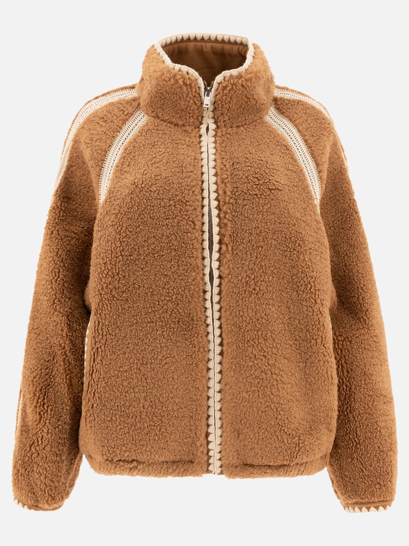 Fleece jackets Solid colour  Brown - Ugg Women | PDP | VIETTI Online Store | Zoom-Modal
