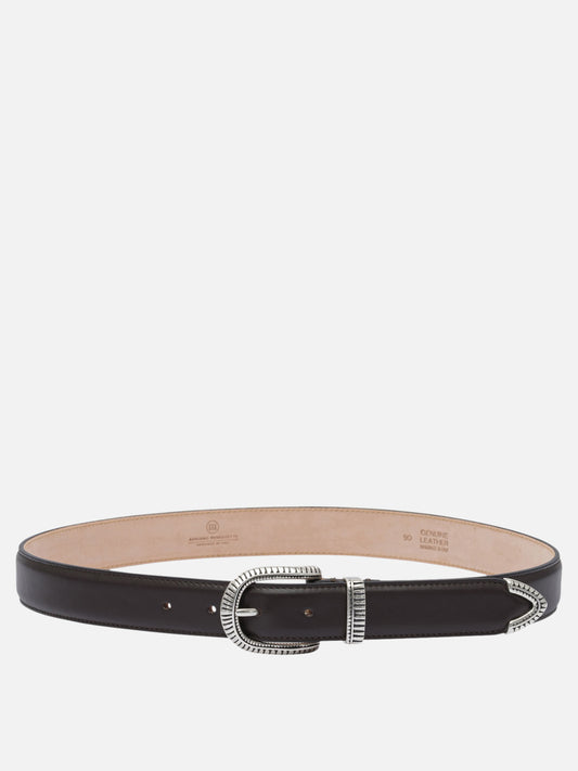 Leather belts 100% leather  Brown - Adriano Meneghetti Men | PDP | VIETTI Online Store 
