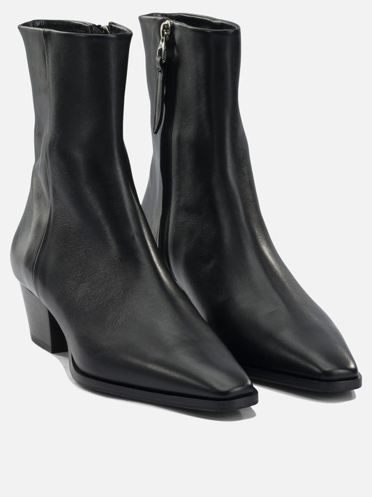 Stivaletti con zip 100% leather - 70% leather 30% rubber  Nero - Aeyde Donna | PDP | VIETTI Online Store | 2
