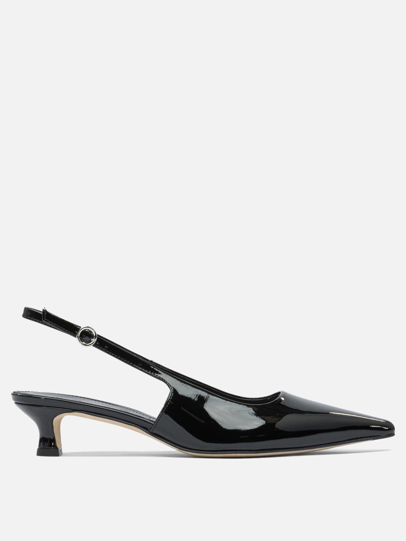 Slingbacks 100% leather - 70% leather 30% rubber  Black - Aeyde Women | PDP | VIETTI Online Store | Zoom-Modal
