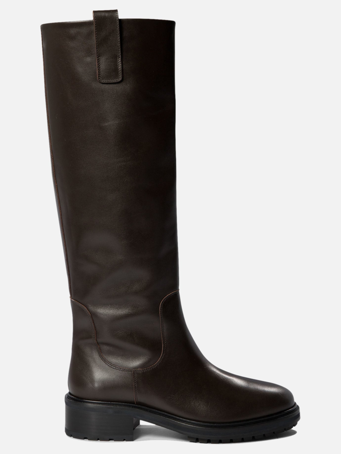 Al ginocchio 100% leather - 100% rubber  Marrone - Aeyde Donna | PDP | VIETTI Online Store | Zoom-Modal
