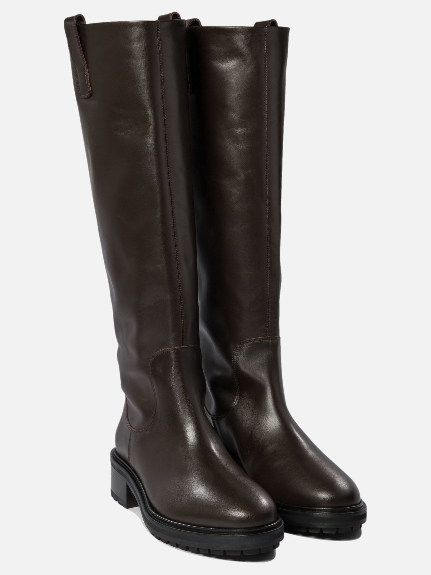 Al ginocchio 100% leather - 100% rubber  Marrone - Aeyde Donna | PDP | VIETTI Online Store | Zoom-Modal_2
