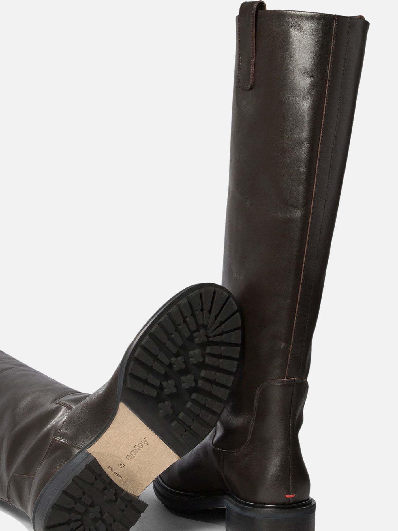 Al ginocchio 100% leather - 100% rubber  Marrone - Aeyde Donna | PDP | VIETTI Online Store | Zoom-Modal_5
