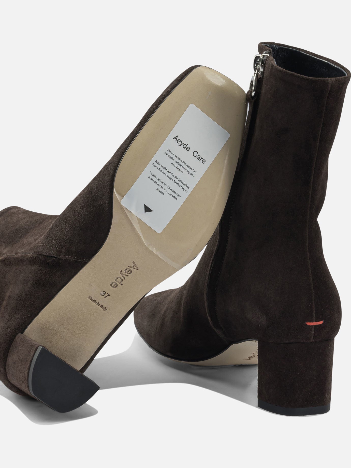 Stivaletti con zip 100% leather - 100% leather  Marrone - Aeyde Donna | PDP | VIETTI Online Store | Zoom-Modal_5
