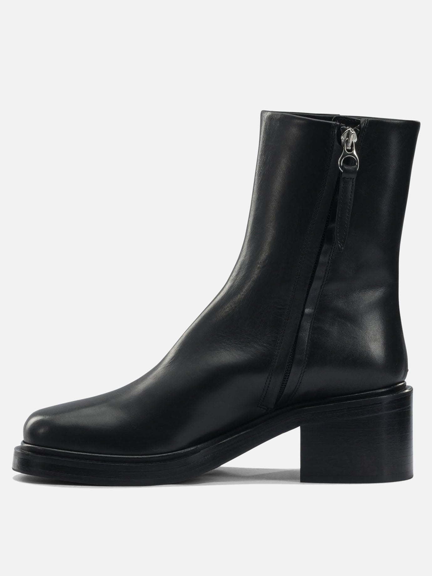 Stivaletti con zip 100% leather - 70% leather 30% rubber  Nero - Aeyde Donna | PDP | VIETTI Online Store | thumbnail_3