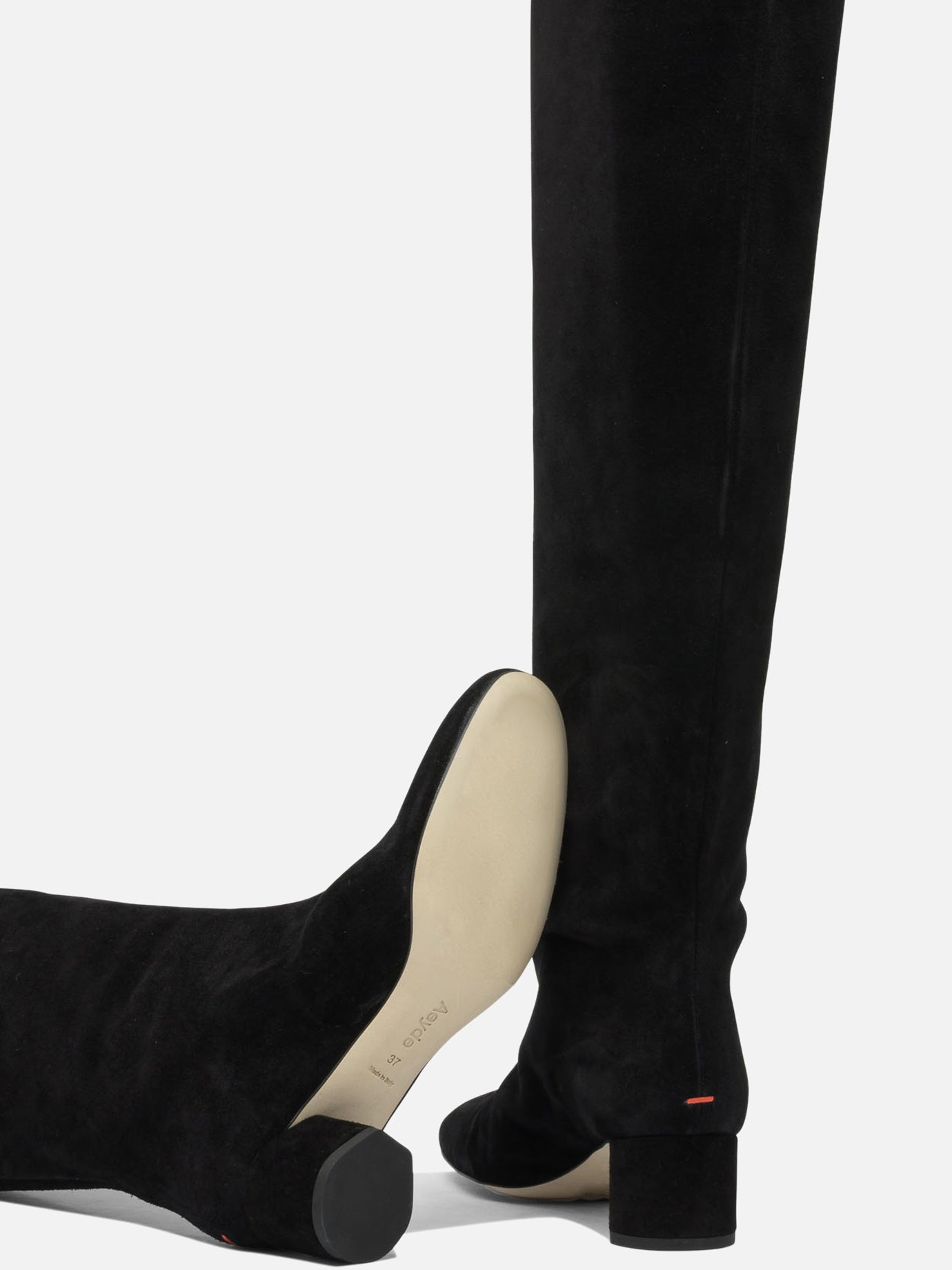 Knee-high 100% leather - 100% leather  Black - Aeyde Women | PDP | VIETTI Online Store | thumbnail_5