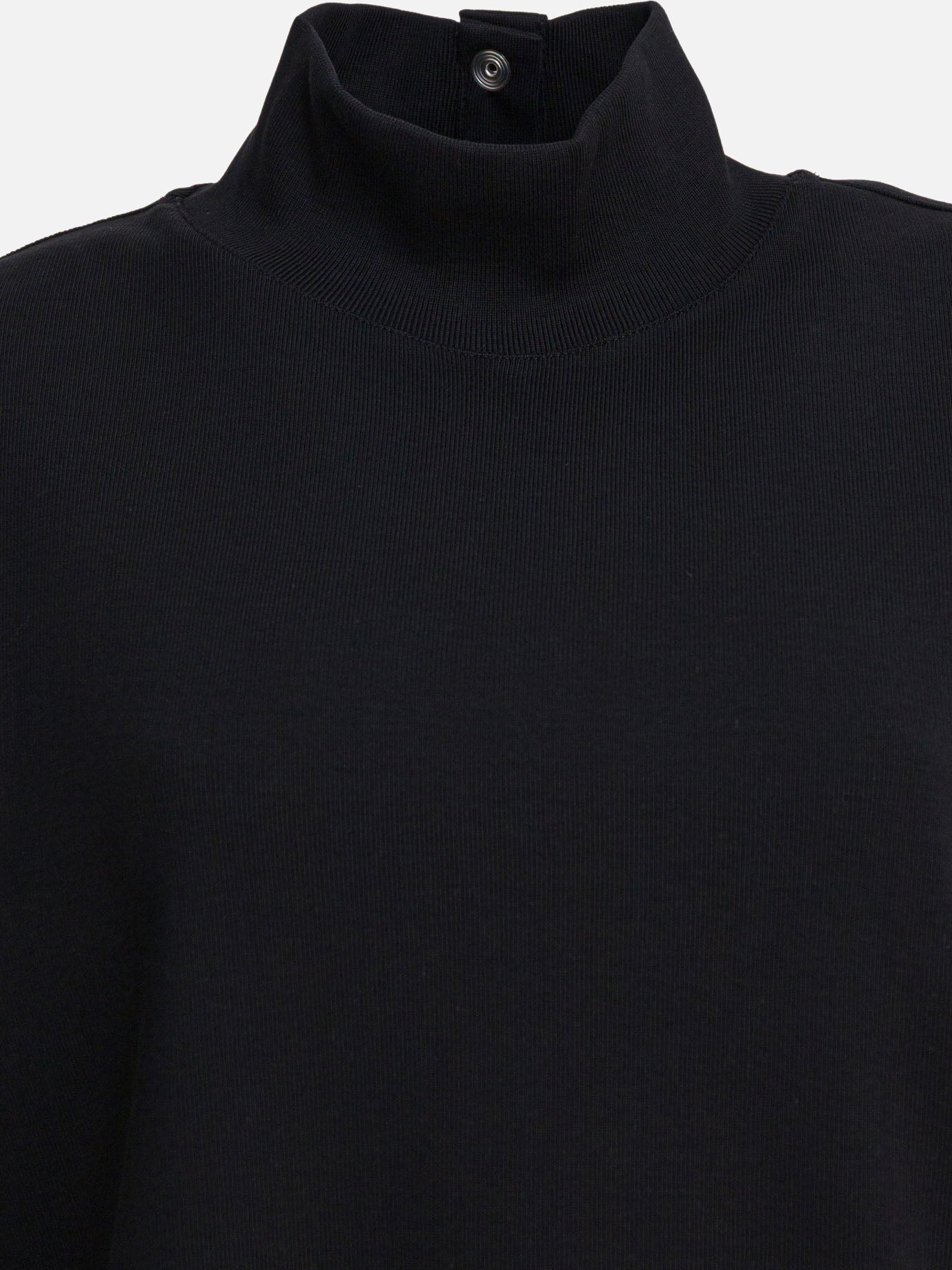 T-shirt lupetto Solid colour  Nero - Alaïa Donna | PDP | VIETTI Online Store | thumbnail_3