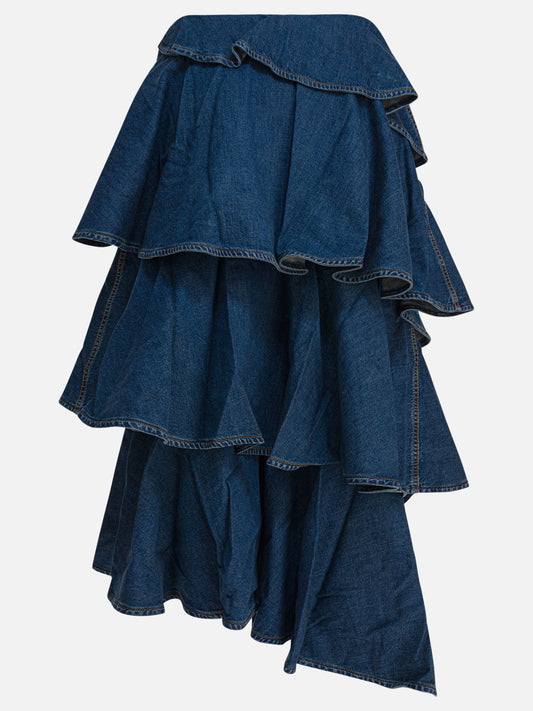 Gonne midi Denim  Blu - Alaïa Donna | PLP | VIETTI Online Store | 2
