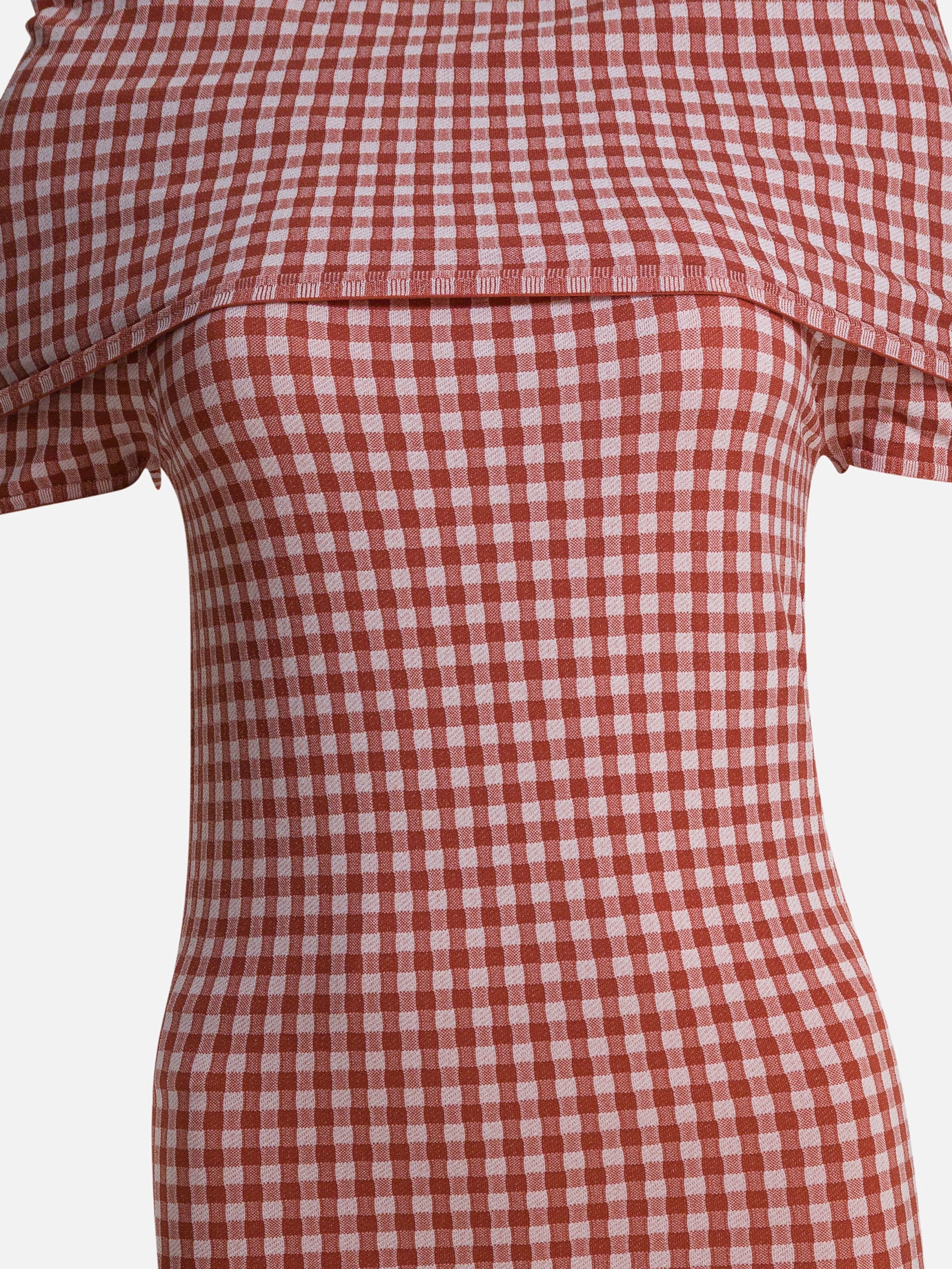 Abiti midi Gingham  Rosa - Alaïa Donna | PDP | VIETTI Online Store | thumbnail_3