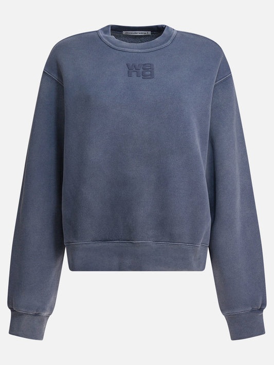 Felpe girocollo Logo  Blu - Alexander Wang Donna | PLP | VIETTI Online Store 
