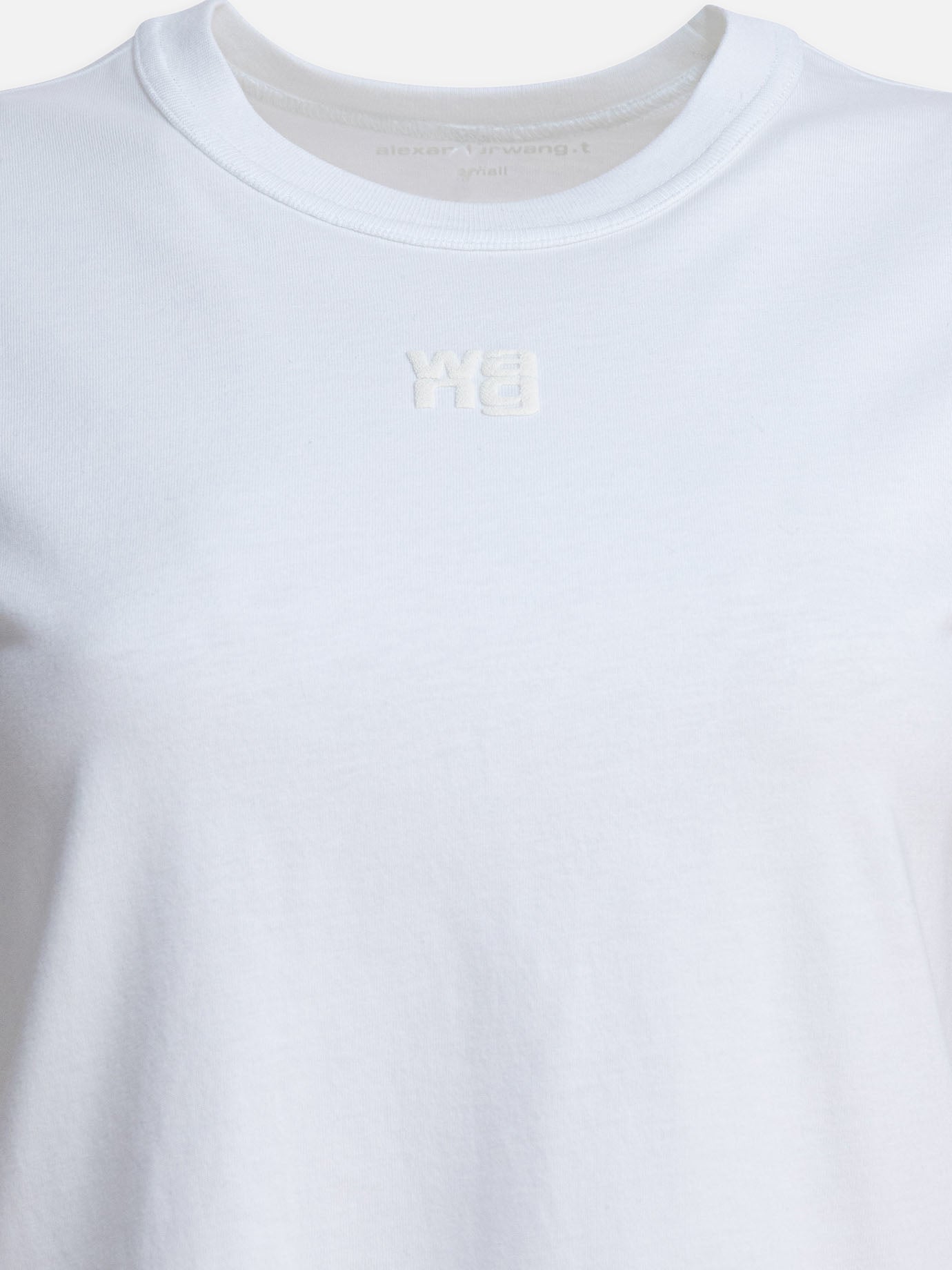 Crewneck t-shirts Logo  White - Alexander Wang Women | PDP | VIETTI Online Store | Zoom-Modal_3
