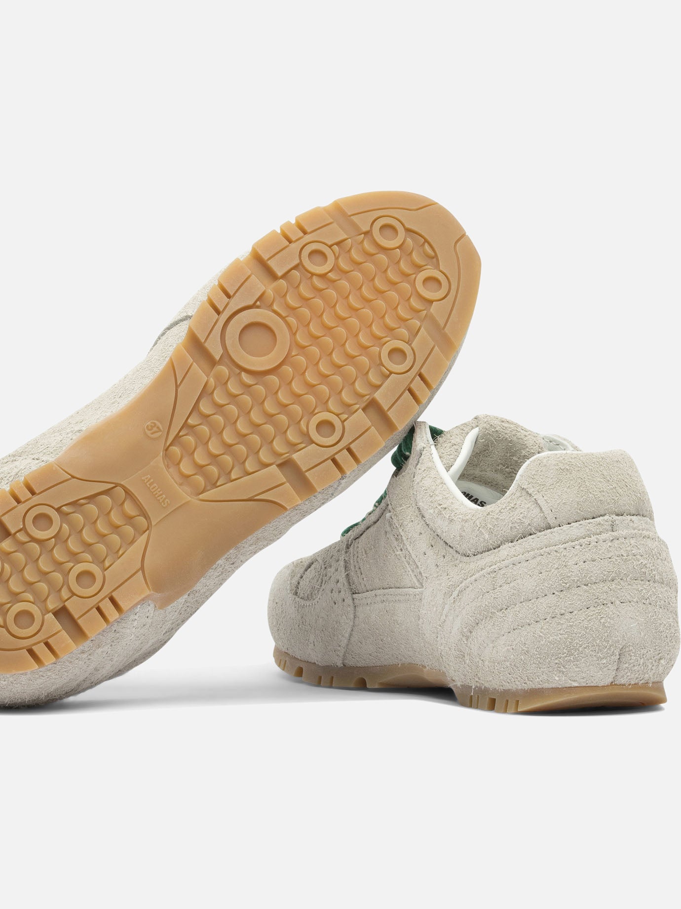 Low top sneakers 100% cow leather - 100% rubber  Grey - Alohas Women | PDP | VIETTI Online Store | Zoom-Modal_5
