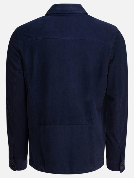 Overshirt jackets Solid colour  Blue - Altum Men | PLP | VIETTI Online Store | 2
