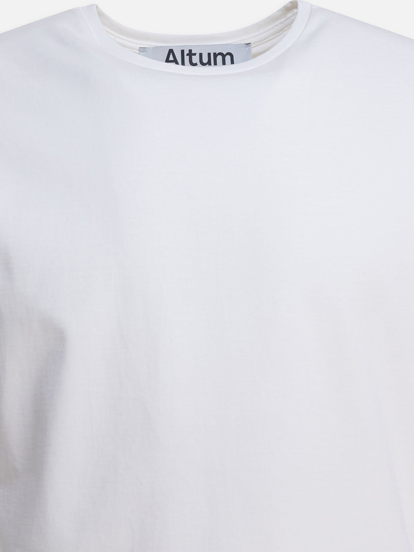 Crewneck t-shirts Solid colour  White - Altum Men | PDP | VIETTI Online Store | thumbnail_3