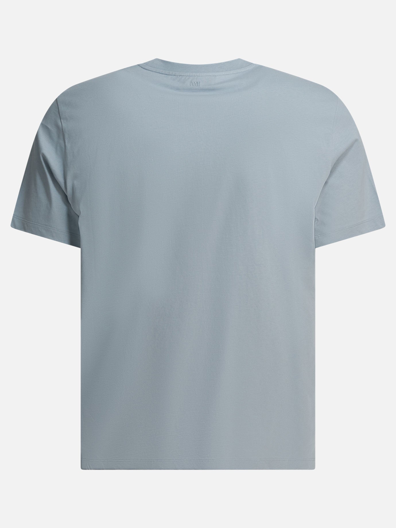 Crewneck t-shirts Logo  Light blue - Ami Paris Men | PDP | VIETTI Online Store | thumbnail_2