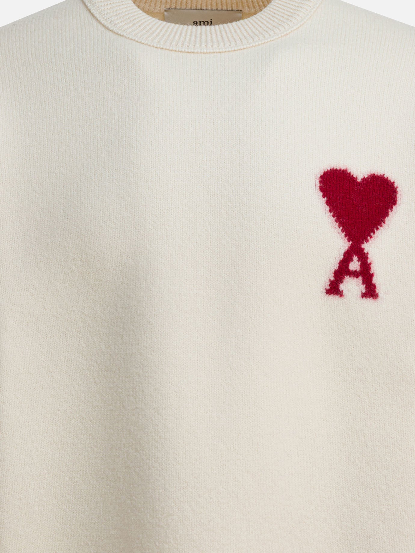 Crewneck sweaters Logo  White - Ami Paris Men | PDP | VIETTI Online Store | thumbnail_3