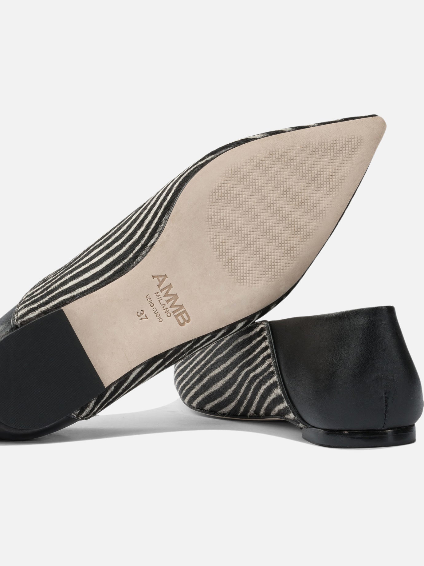 Ballerine classiche 100% calf leather - 100% leather  Nero - Ammb Milano Donna | PDP | VIETTI Online Store | thumbnail_5