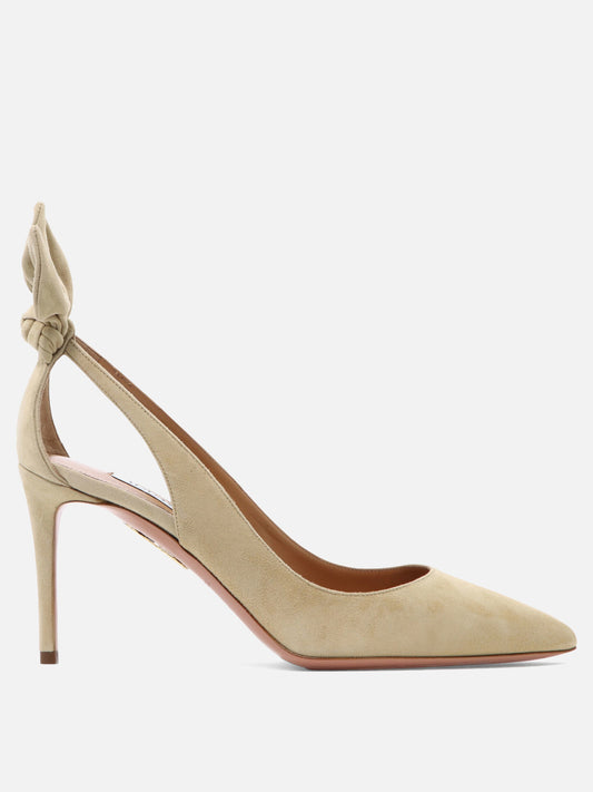 Pumps 100% suede - 100% leather  Beige - Aquazzura Women | PLP | VIETTI Online Store 
