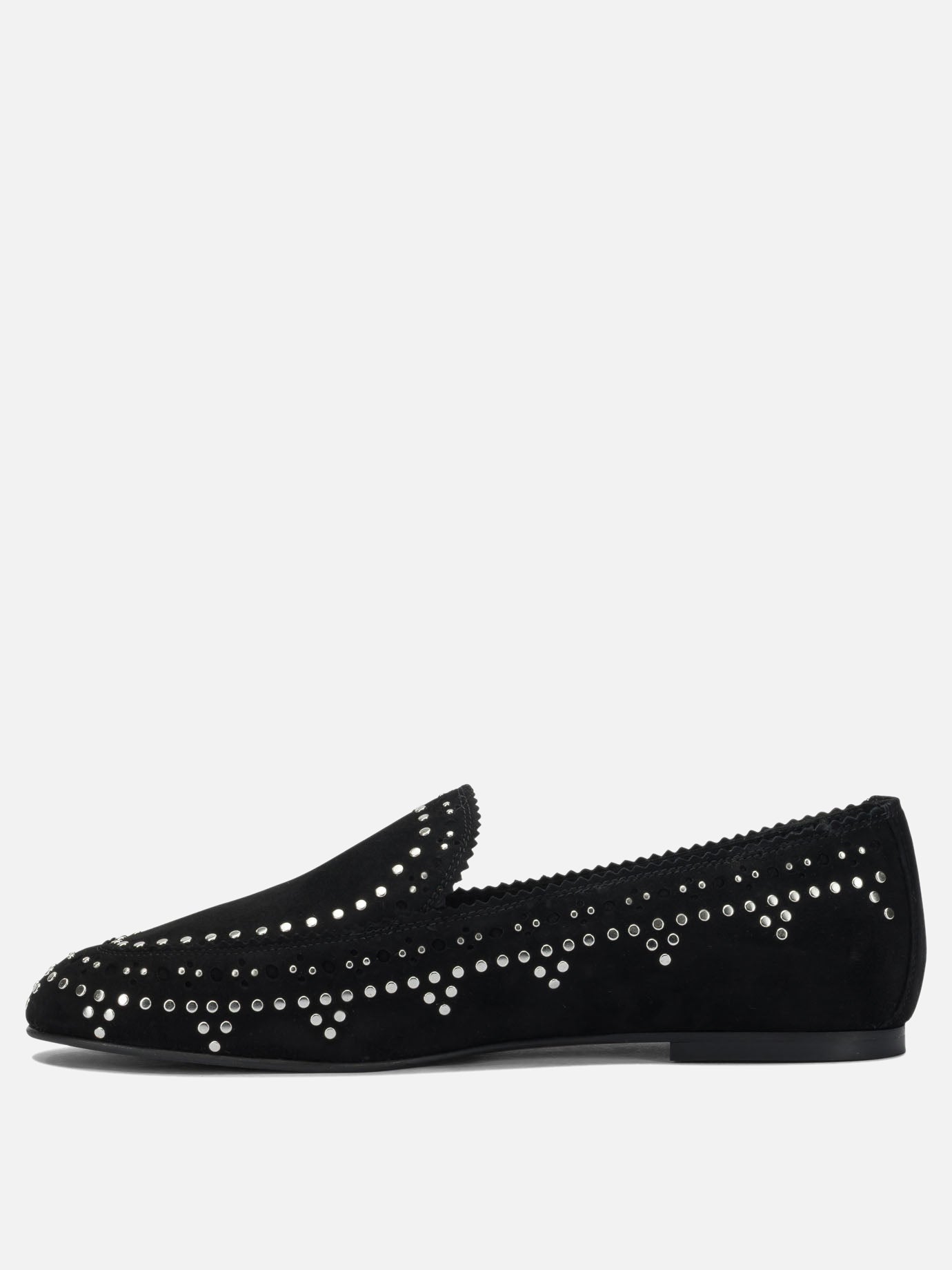Loafers 100% kid suede leather - 100% calf leather  Black - Aquazzura Women | PDP | VIETTI Online Store | Zoom-Modal_3
